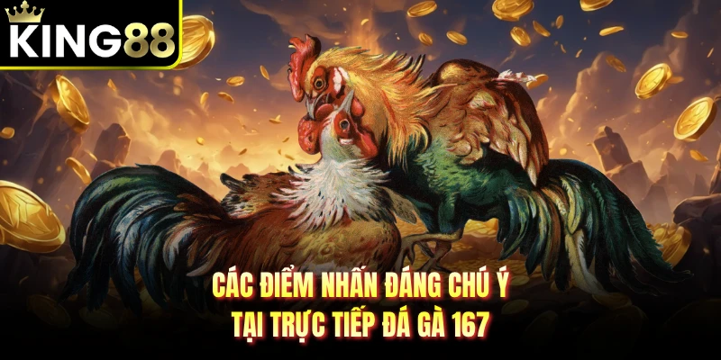 Các điểm nhấn đáng chú ý tại trực tiếp đá gà 167
